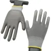 Thickened grey work gloves, anti-slip and wear-resistant labor protection gloves for both men and women Item Picture